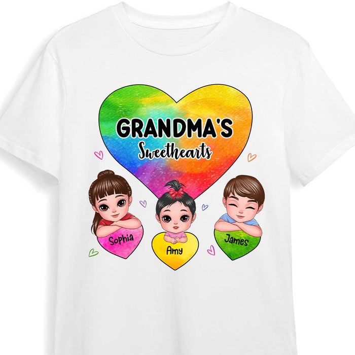 Personalized Grandma's Sweethearts Shirt - Hoodie - Sweatshirt 24496 1