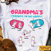 Personalized Grandma Reason To Be Happy Shirt - Hoodie - Sweatshirt 24501 thumb 1