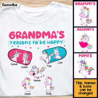 Personalized Grandma Reason To Be Happy Shirt - Hoodie - Sweatshirt 24501 thumb 1
