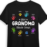 Personalized Grandma Hands Down Shirt - Hoodie - Sweatshirt 24508 thumb 1