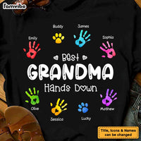 Personalized Grandma Hands Down Shirt - Hoodie - Sweatshirt 24508 thumb 1