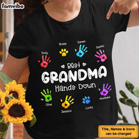 Personalized Grandma Hands Down Shirt - Hoodie - Sweatshirt 24508 thumb 1