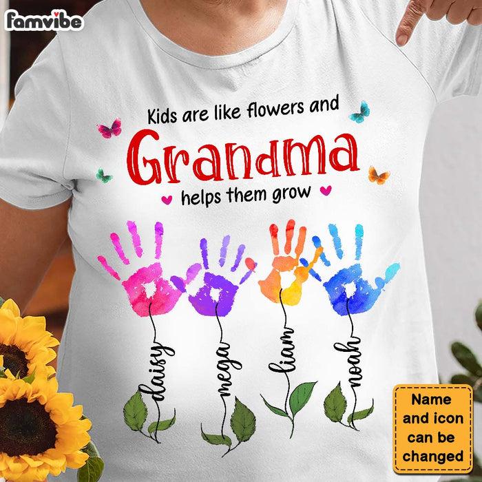 Personalized Grandma Hands Down Shirt - Hoodie - Sweatshirt 24509 1
