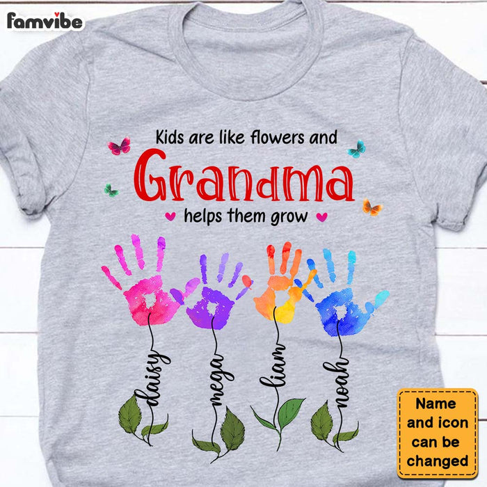 Personalized Grandma Hands Down Shirt - Hoodie - Sweatshirt 24509 1