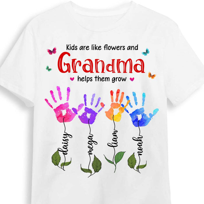 Personalized Grandma Hands Down Shirt - Hoodie - Sweatshirt 24509 1