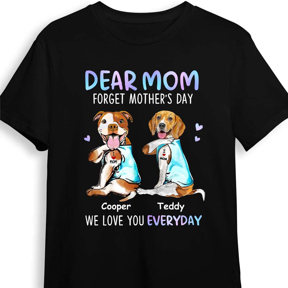 Personalized Dog Mom Mothers Day Shirt Hoodie Sweatshirt 24511 Primary Mockup