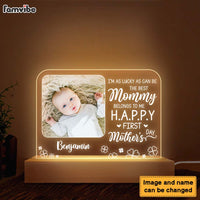 Personalized I'm As Lucky As Can Be Plaque LED Lamp Night Light 24518 thumb 1