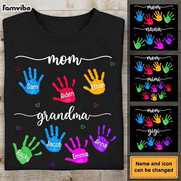 Personalized Grandma Hands Down Shirt - Hoodie - Sweatshirt 24521 1