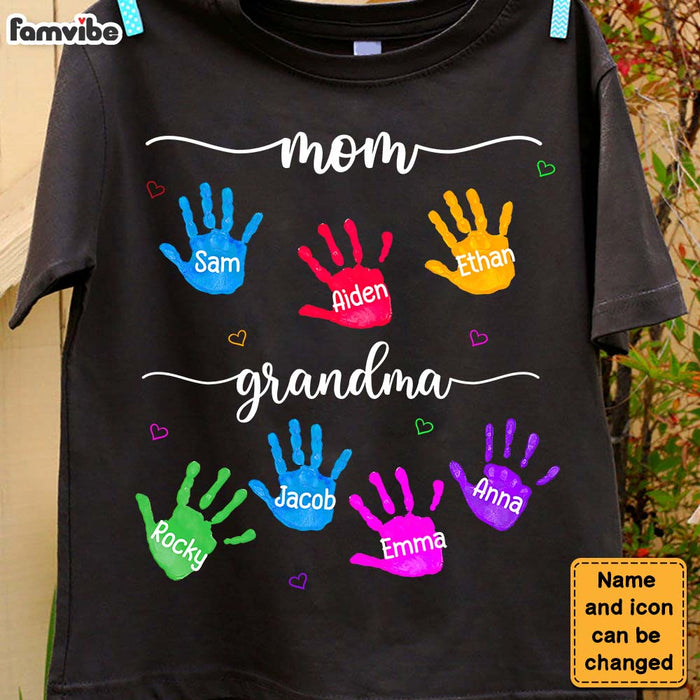 Personalized Grandma Hands Down Shirt - Hoodie - Sweatshirt 24521 1