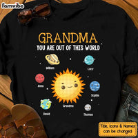 Personalized Gift for Grandma You Are Out Of This World Shirt - Hoodie - Sweatshirt 24522 thumb 1
