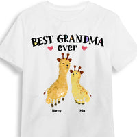 Personalized Gift for Grandma Animal Foot  Print Shirt - Hoodie - Sweatshirt 24528 thumb 1