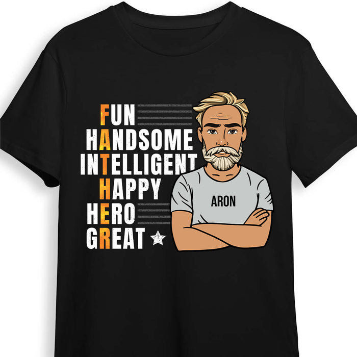 Personalized Father Shirt - Hoodie - Sweatshirt 24529 1