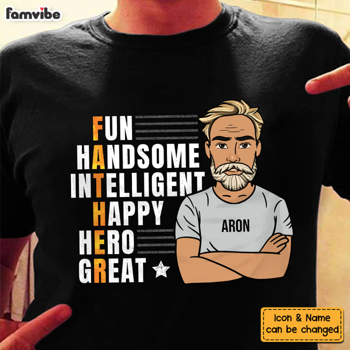 Personalized Father Shirt - Hoodie - Sweatshirt 24529 1
