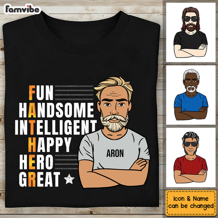 Personalized Father Shirt - Hoodie - Sweatshirt 24529 1