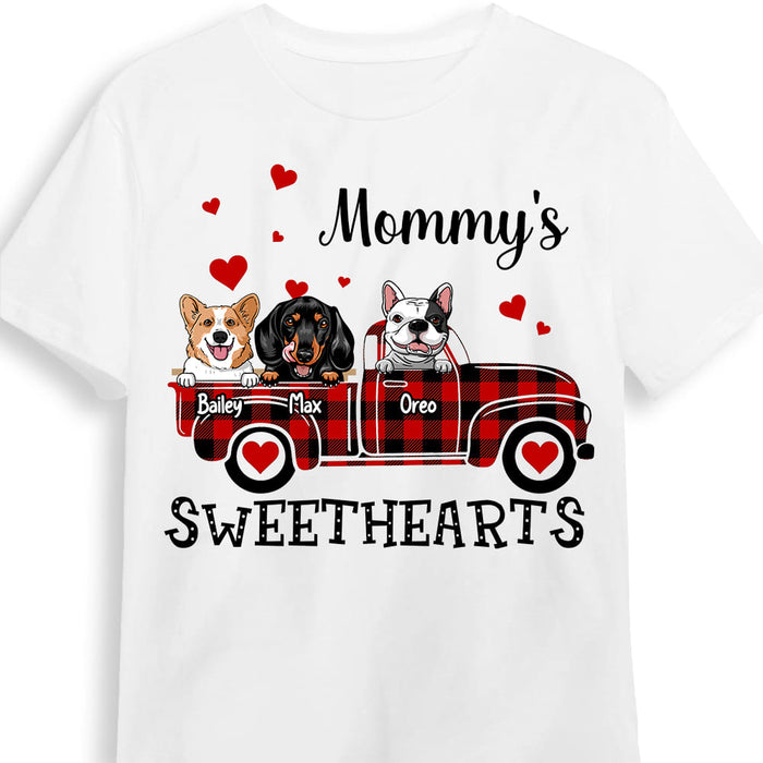 Personalized Dog Mom Sweetheart Shirt - Hoodie - Sweatshirt 24530 1