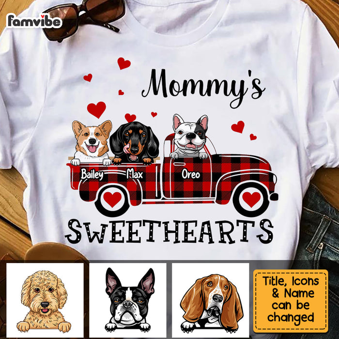 Personalized Dog Mom Sweetheart Shirt - Hoodie - Sweatshirt 24530 1