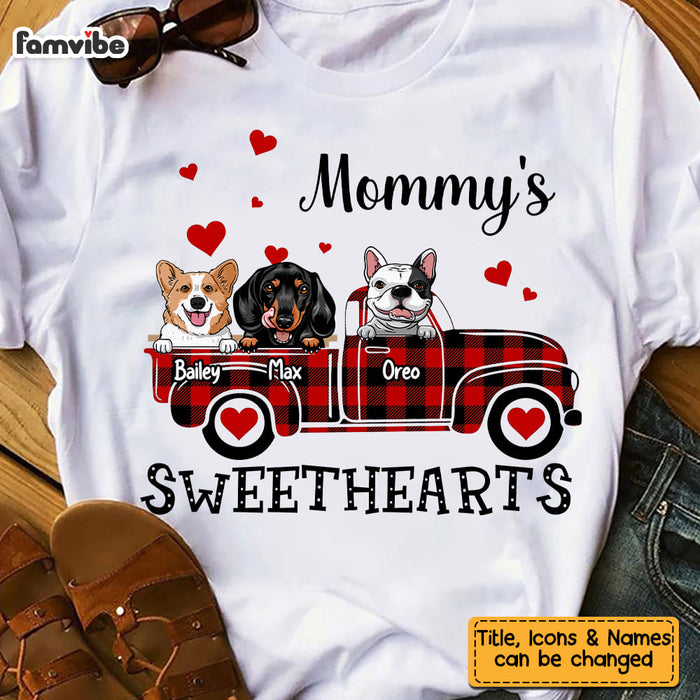 Personalized Dog Mom Sweetheart Shirt - Hoodie - Sweatshirt 24530 1