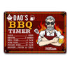 Personalized Dad BBQ Grill Metal Sign 24532 1