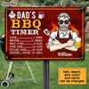 Personalized Dad BBQ Grill Metal Sign 24532 1