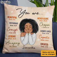 Personalized Gift For Daughter You Are Bible Verses Pillow 24535 thumb 1