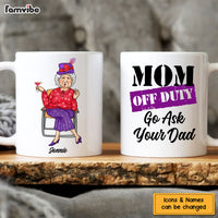 Personalized Mum Off Duty Mug 24547 thumb 1
