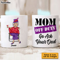 Personalized Mum Off Duty Mug 24547 thumb 1