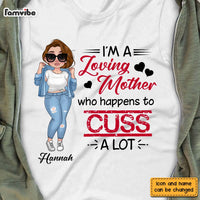 Personalized Loving Mother Who Happens To Cuss A Lot Shirt - Hoodie - Sweatshirt 24549 thumb 1