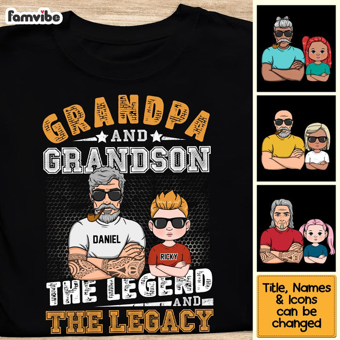 Personalized  Gift For Grandpa  Shirt - Hoodie - Sweatshirt 24561 1