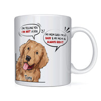 Personalized My Dog Is My Baby Mug 24563 thumb 1