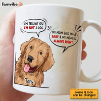 Personalized My Dog Is My Baby Mug 24563 thumb 1