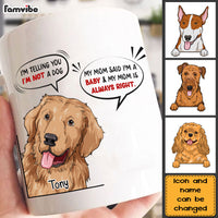 Personalized My Dog Is My Baby Mug 24563 thumb 1
