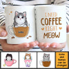 Personalized Gift for Cat Mom I Need Coffee Right Meow Mug 24564 1