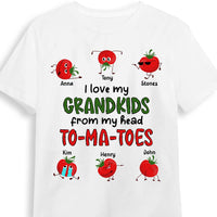 Personalized Gift I Love My Grandkids From My Head To-ma-toes Shirt - Hoodie - Sweatshirt 24567 thumb 1