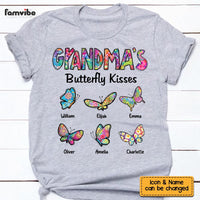 Personalized Grandma's Butterfly Kisses Shirt - Hoodie - Sweatshirt 24570 thumb 1
