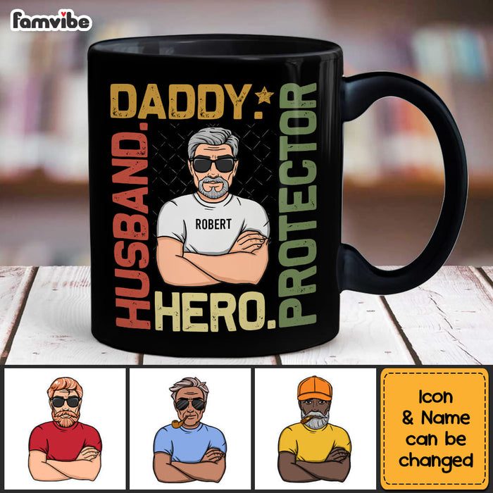 Personalized Husband Daddy Protector Hero Mug 24572 1