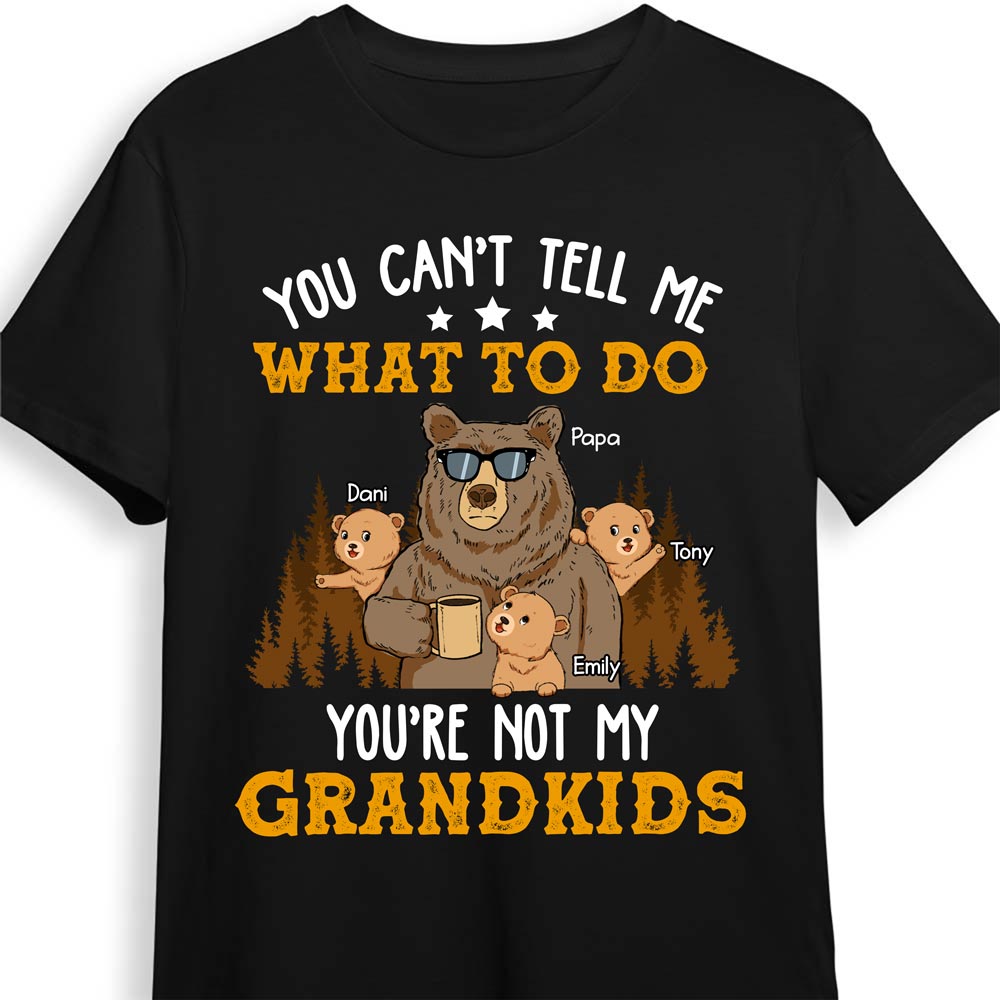 Personalized You're Not My Grandkids Shirt Hoodie Sweatshirt 24577 Primary Mockup