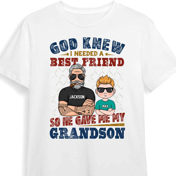 Personalized He Gave Me My Grandson Shirt - Hoodie - Sweatshirt 24580 1