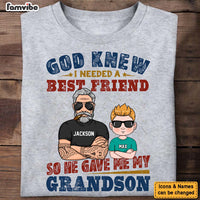 Personalized He Gave Me My Grandson Shirt - Hoodie - Sweatshirt 24580 thumb 1
