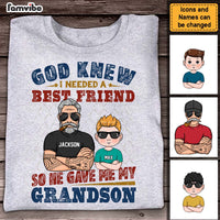 Personalized He Gave Me My Grandson Shirt - Hoodie - Sweatshirt 24580 thumb 1