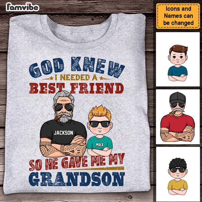 Personalized He Gave Me My Grandson Shirt - Hoodie - Sweatshirt 24580 1