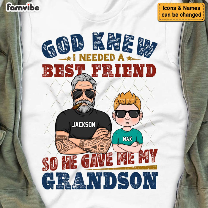 Personalized He Gave Me My Grandson Shirt - Hoodie - Sweatshirt 24580 1