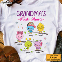 Personalized Grandma's Tweet - Hearts Shirt - Hoodie - Sweatshirt 24582 thumb 1