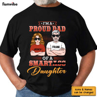 Personalized Proud Dad Of A Smart Daughter Shirt - Hoodie - Sweatshirt 24587 thumb 1