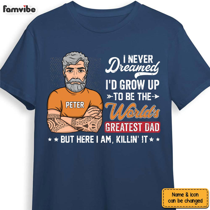 Personalized World's Greatest Dad Shirt - Hoodie - Sweatshirt 24591 1