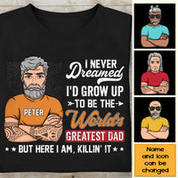 Personalized World's Greatest Dad Shirt - Hoodie - Sweatshirt 24591 thumb 1