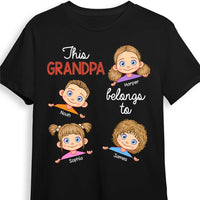 Personalized This Grandpa Belongs To Shirt - Hoodie - Sweatshirt 24592 thumb 1