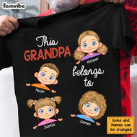 Personalized This Grandpa Belongs To Shirt - Hoodie - Sweatshirt 24592 thumb 1