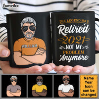 Personalized Gift For Grandpa The Legend Has Retired Mug 24597 thumb 1