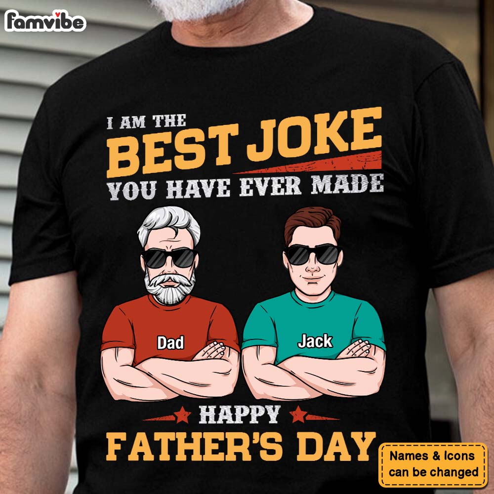 Personalized Dad Joke Shirt Hoodie Sweatshirt 24604 Primary Mockup