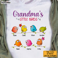 Personalized Grandma Birds Shirt - Hoodie - Sweatshirt 24608 thumb 1